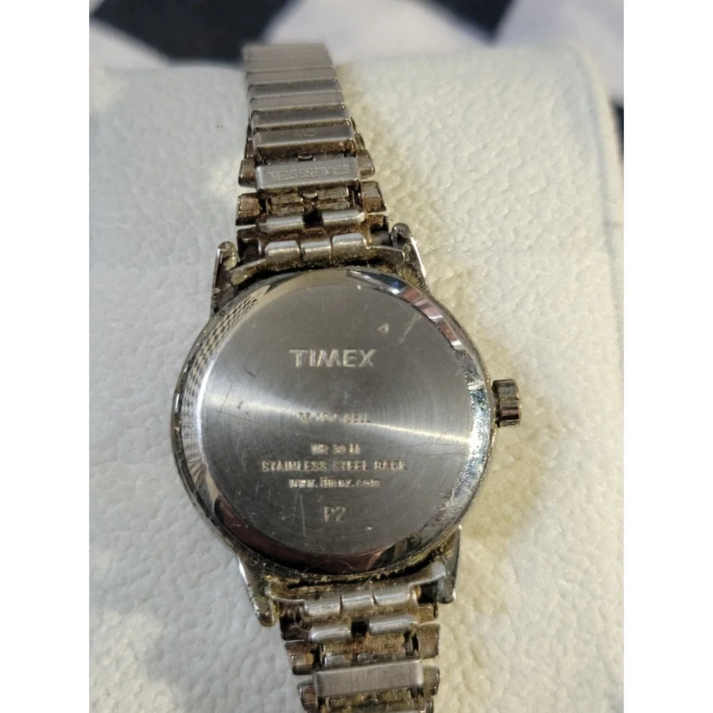 Timex Indiglo Watch Stainless Steel‎ Date | WR 30M | Dead Battery